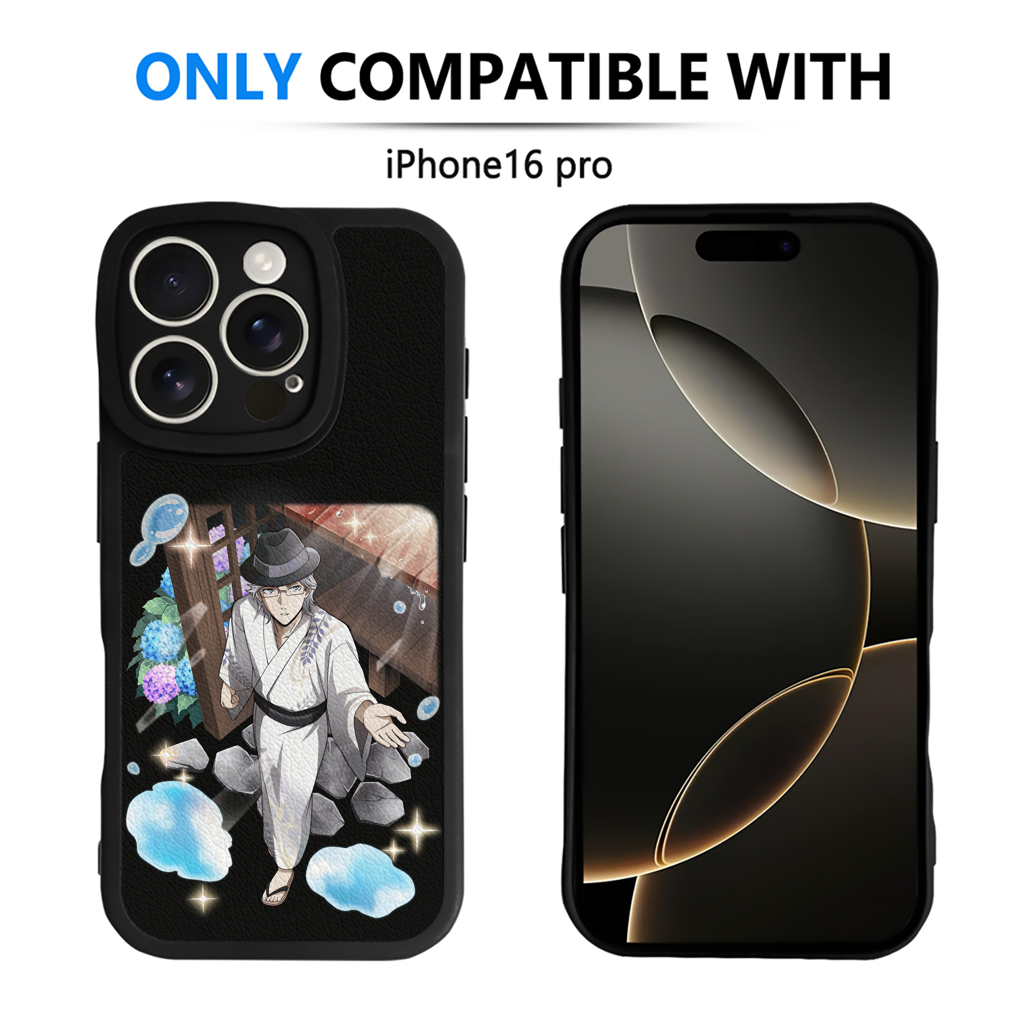 （画像用） 文豪ストレイドッグス Bungo Stray Dogs 【iPhone 16シリーズ対応】シリコンスマホケース（レザー調） 材質：シリコン